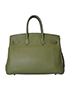 Birkin 35 Togo In Chartreuse, back view